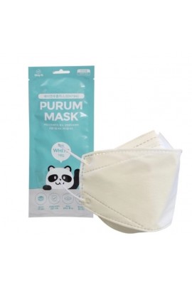 [韓國KF94級] 韓國 Purma KF94 4層立體口罩/ 白色 (1個 獨立包裝)